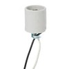 B&P Lamp® Medium Base E26 Keyless Unglazed Porcelain Socket with