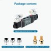 VIILOCK Pneumatic Solenoid Valve, 5 Way 2 Position 1/4”NPT Double