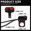 SOLLON 7/8” Waterproof Switch Motorcycle ATV Light Bar Switch 22mm