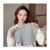 ALLVD Women's High Neck Collar Top Collar with False Collar,
