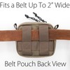 diodrio Belt Pouch for Men Women YKK Zippers EDC Pouch,