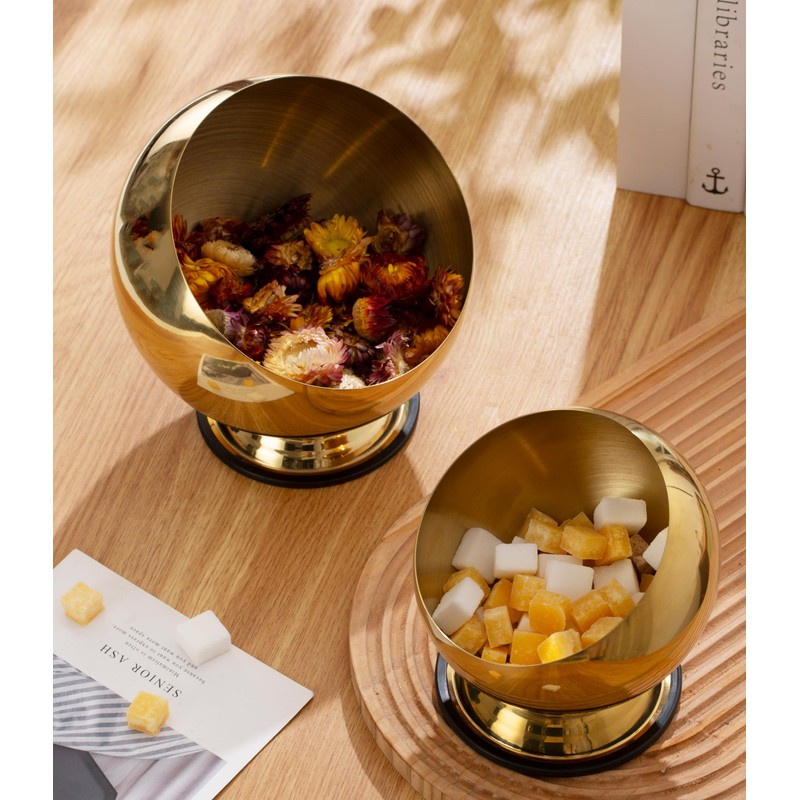 CM CHIC MONDAY Candy Bowl, Candy Dispenser with Base, Candy