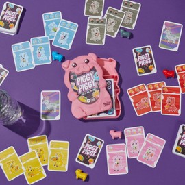 Hasbro Gaming Piggy Piggy Family Card Game - French Dutch Version