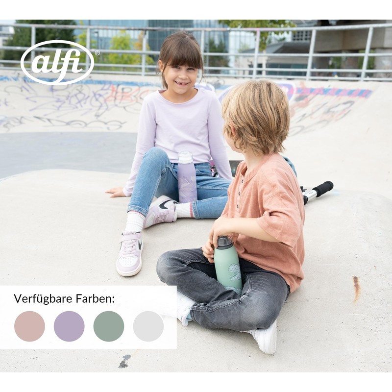 alfi Kids ISO Bottle 500 ml, Purple Pastel, Insulated Drinking