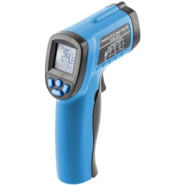 Högert Technology Infrared Thermometer Contactless -50 °C to +550 °C, Digital Laser Thermometer with 12:1 Optics, Celsius/Fahrenheit, for Workshop, Construction and Industry