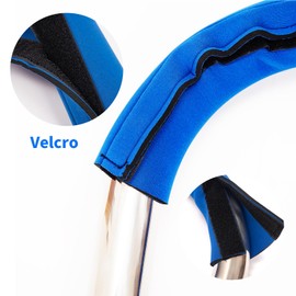 Pool Handrail Cover,4 Feet Swimming Pool Hand Railing Covers,Slip Resistant Hand Grip Rail Cover,Blue Ladder Hand Rail Grips,Safety Rail Grip Sleeve,Rail Grip Covers for Swimming Pool Hand Railing