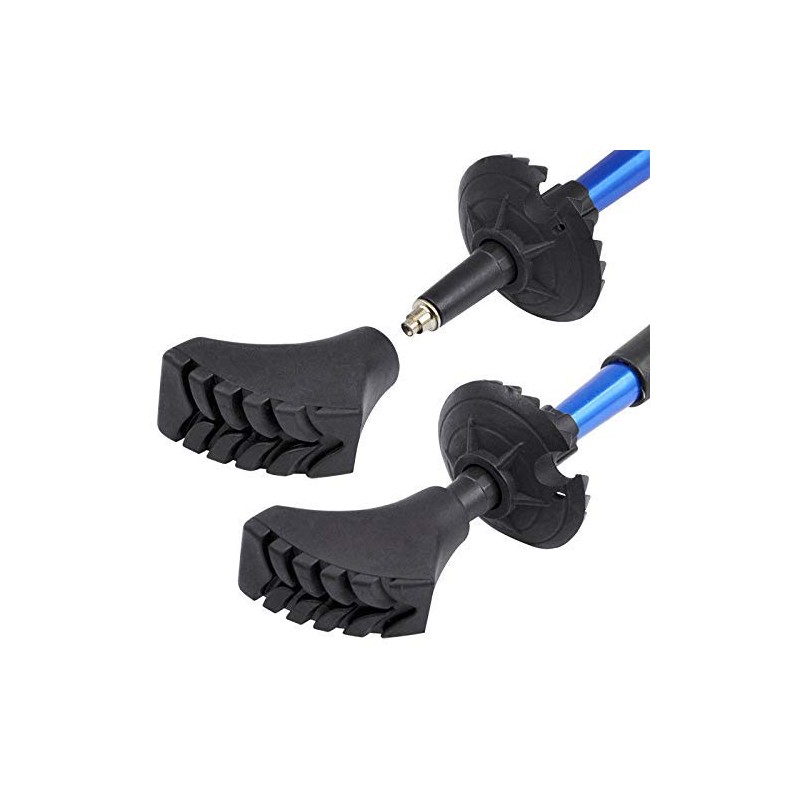 Eurobatt Nordic Walking Pads, Asphalt and Stone, Rubber Buffers for