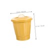 jojofuny 2pcs Small Desktop Garbage Can with Lid Cute Multifunctional