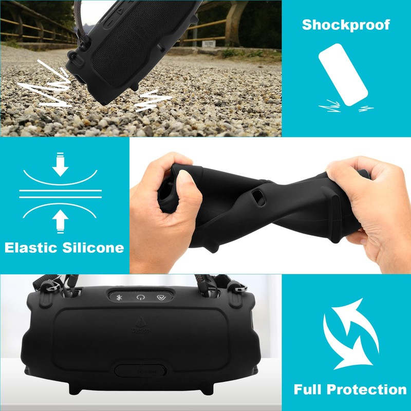 TXEsign Silicone Case Cover for JBL Charge 6- Portable Speaker,