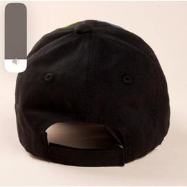 J.B.things Cap, Kids, Boys, Girls, Unisex, Soft, Colorful Dinosaur, Black