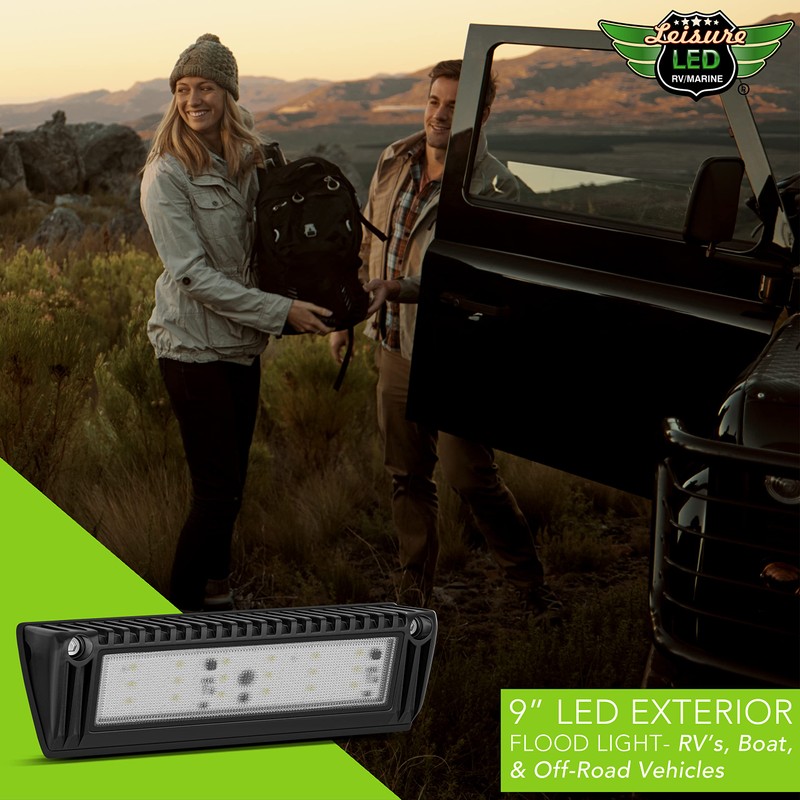 Leisure LED RV Exterior Porch Utility Light - 12v 1450