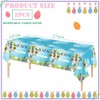 COSORO 2pcs 137 * 274cm Plastic Easter Tablecloth Waterproof,Easter Decorations