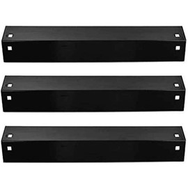 Grill Replacement Parts for Char Griller Chargriller 5050 5650 3001 Grills, Porcelain Steel Heat Plate, Heat Shield, Flame Shield, Burner Cover, Flavor Bars Replacement for Chargriller, King Griller