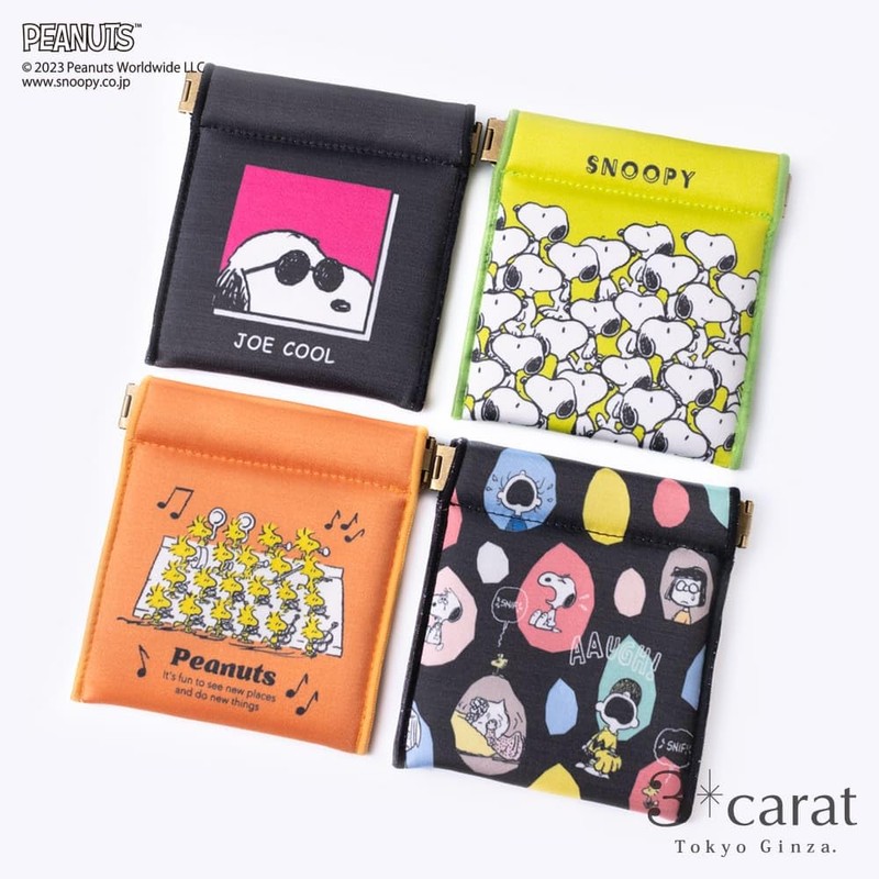 3carat Peanuts Candy Pouch, Vol. 2, 4 Types, Snoopy Goods,