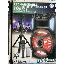 Technical Pro XP15PKG Rechargeable Bluetooth Speaker
