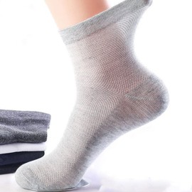 Rayrise 6 Pack Mens Ultra Thin Breathable Socks Summer Mesh Cotton Business Dress Sock…