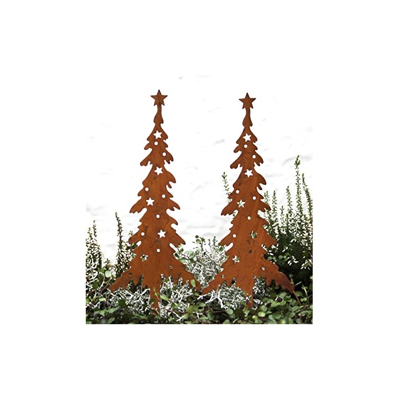 LB H&F Lilienburg Christmas Decoration Rust Metal Weatherproof