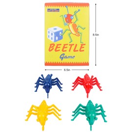 YUROZAC Mixing & Matching Bug-Building Game for Kids | Creative Preschool Learning Toy | Ages 3+ | Gift Idea for Boys & Girls | 2-4 Players | Traditional Retro Toy Game