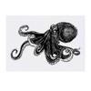 Large 'Octopus' Temporary Tattoo (TO00021125)