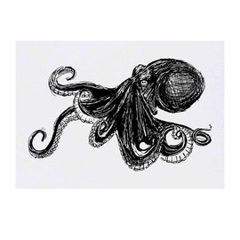 Large 'Octopus' Temporary Tattoo (TO00021125)