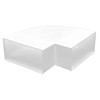 H&C VENT Ventilation Duct Angle 90° Bend Connector for Flat
