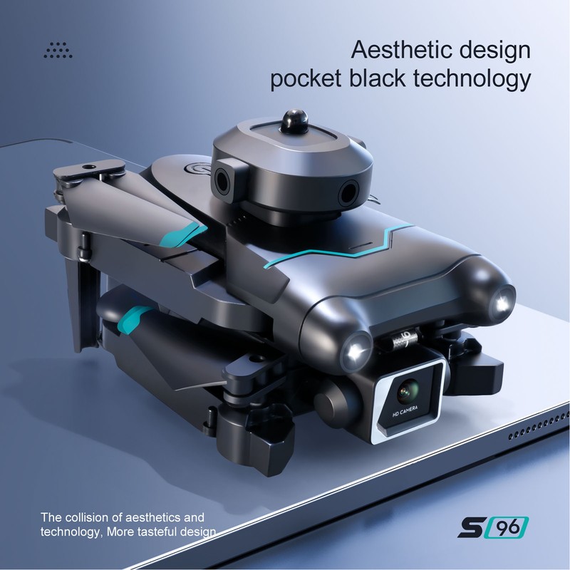 S96 RC Drone Optical Flow Hover Mini Drone with 4K