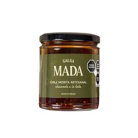 Salsa MADA | Salsa Macha Artesanal de Chile Morita Ahumado 260g | Salsa Picante Gourmet con Cacahuate y Ajonjolí Tostados | Hecha a Mano en México | Sin Conservadores ni Colorantes | Picor Medio