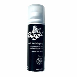 Burgol Nubuck Suede Care 100 ml - Triple Care for Nubuck, Velour and Textiles (100 ml, Black)