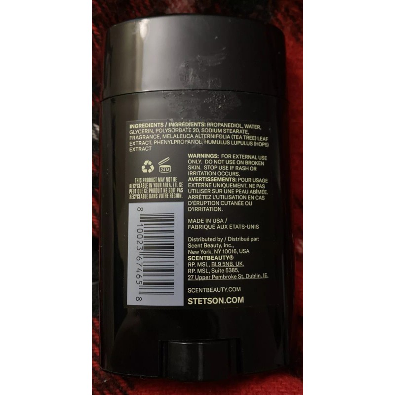 Stetson Original Extra Strength Deodorant Citrus & Vetiver 3 oz