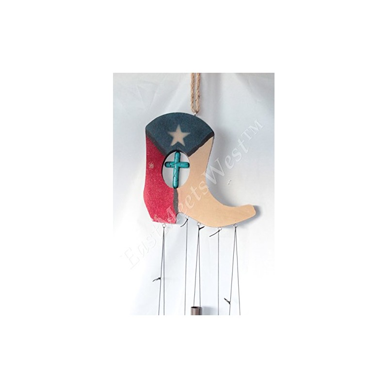 Texas Western Cowboy Cowgirl Boot Texas Map Turquoise Cross Wind