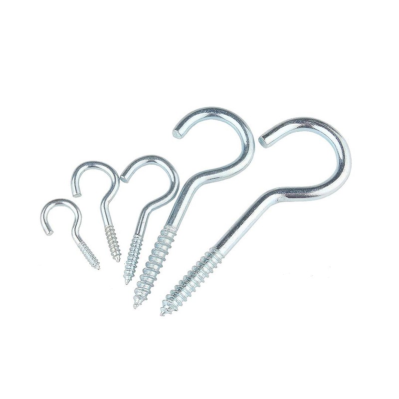 BOZONLI Screw Hooks Ceiling Hooks Galvanised Hook Screws Ceiling Hook