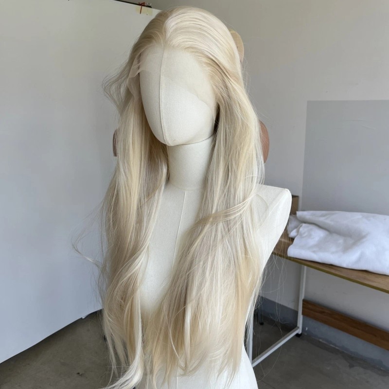 MISSWEN Heat Resistant Synthetic Hair Glue Less Lace Front Wig