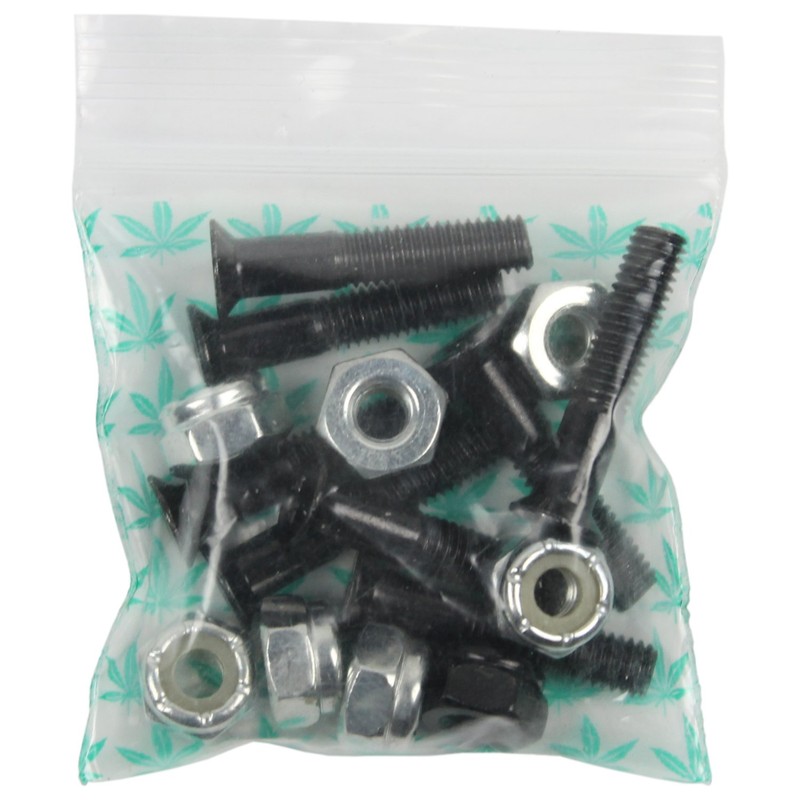 Dime Bag Hardware Skateboard Mounting Nuts and Bolts 1" Phillips