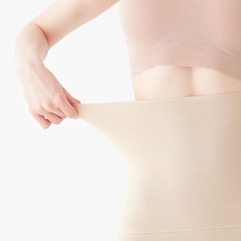 Gunze KL9768 Women's 1/4 Length High Waist Shorts Kireilabo Warming