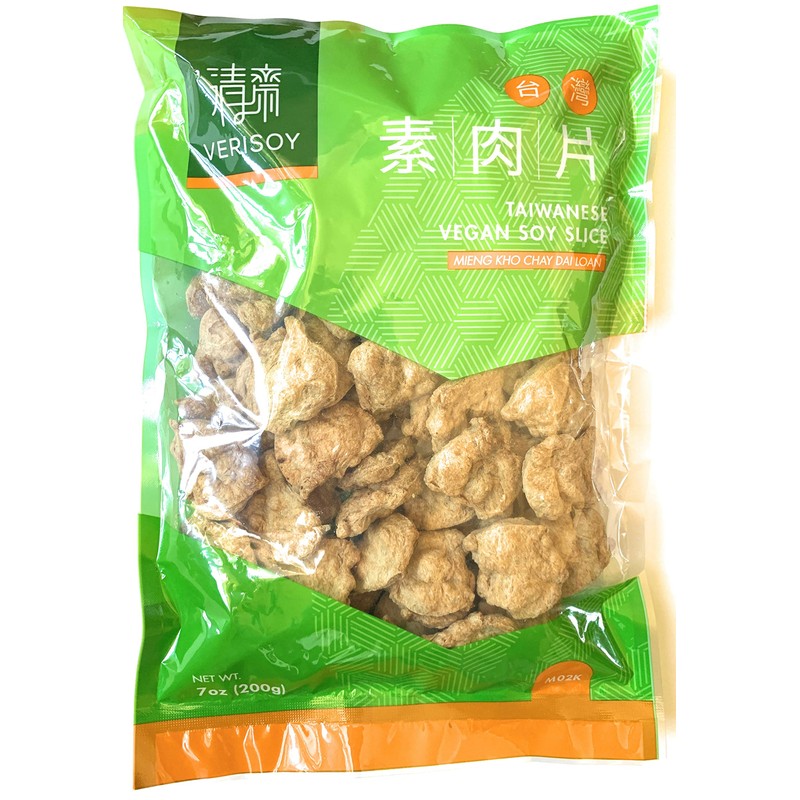 Verisoy Taiwanese Vegan Soy Slice - Textured Vegetable Protein (TVP)