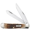 Case Amber Bone SS Trapper - Cuchillo de bolsillo