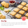 PowerKing Upgraded Collapsible 4-Tier Cooling Rack, Adjustable Stackable Non-Stick Wire