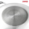 Vinod Platinum Triply Stainless Steel Kadai | Suitable For Indian