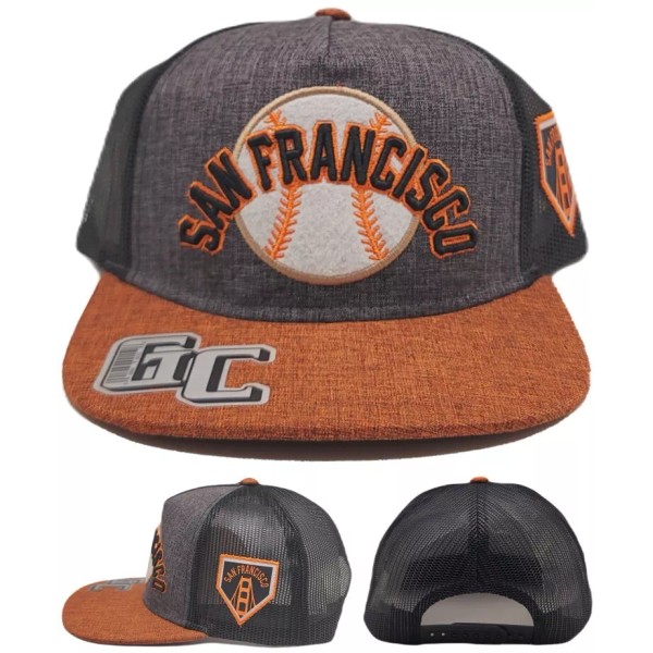 GC San Francisco New GC Trucker Giants Mesh Gray Black