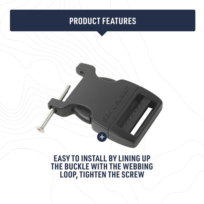 Sea to Summit Field Repair Buckle - Side Release, 1
