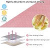 Niuoppy 2Pcs Dish Drying Mat, 38x50cm Highly Absorbent Draining Board