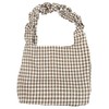 Kobe Lettuce, Yui Collaboration Tote Bag, Checked, Frill, Ribbon, Bag,