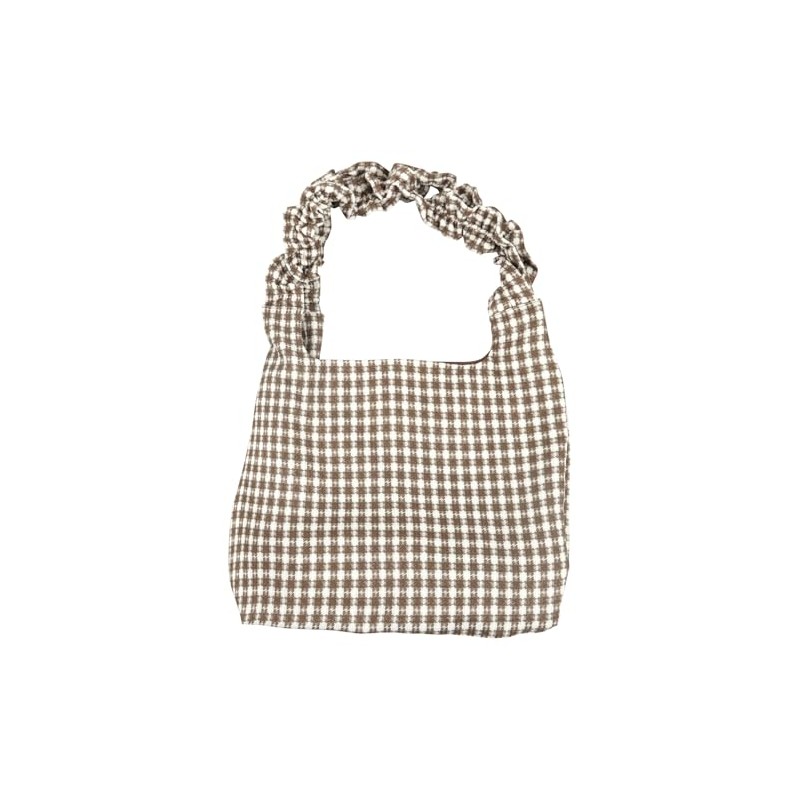 Kobe Lettuce, Yui Collaboration Tote Bag, Checked, Frill, Ribbon, Bag,