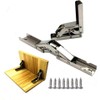 WANLIAN 90 Degree Folding Door/Shelf Hinge Hidden Bracket Table Holder
