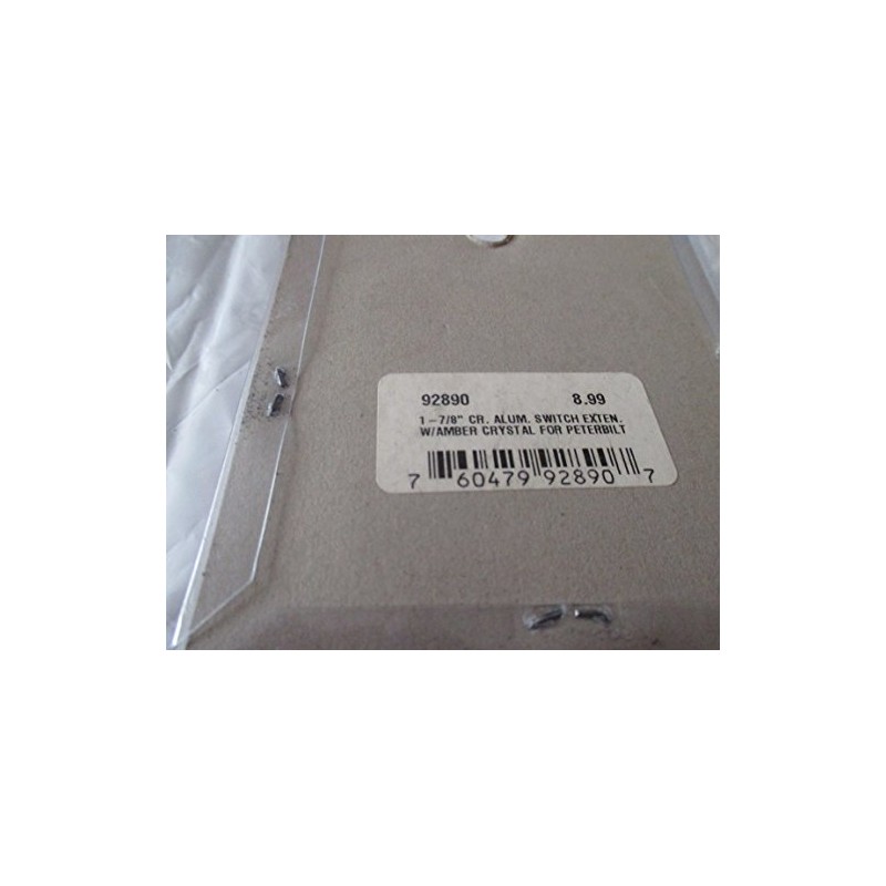 Grand General 1-7/8 Inches Chrome Aluminum Switch Extension w/Amber Crystal