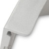 G-PLUS Silver Pontoon Boat Aluminum Corner Cap F-22 C-shaped 1-1/2