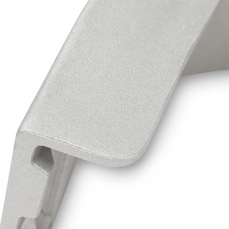 G-PLUS Silver Pontoon Boat Aluminum Corner Cap F-22 C-shaped 1-1/2