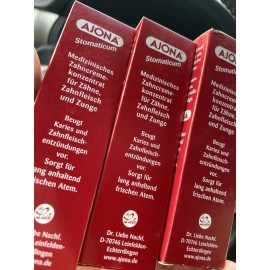 Ajona Lot of 3  Ajona Stomaticum Medical German Toothpaste Concentrate - 25 ml