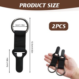 2 Pack Hat Clip for Travel on Bag Hands-Free Holder, Accessory for Vacation Cruise Beach Hiking Securely Attaches to Backpacks Handbags Luggage Suitcases Compatible with Sun Baseball Caps Straw Hats