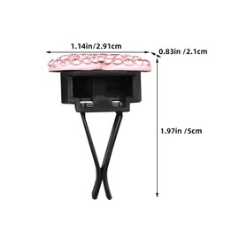 iplusmile Love Accesorios - 2 Piezas De Clip De Aromaterapia En Forma De CorazóN Para Coche DecoracióN Interior Rosa Y Ambientador De Auto Con DiseñO Elegante